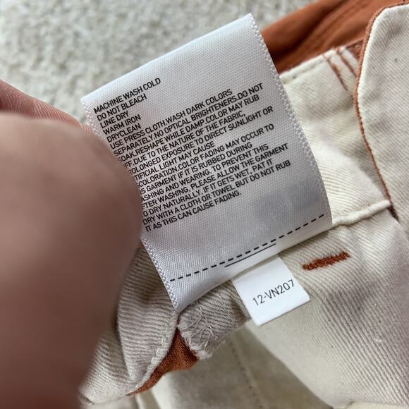 Uniqlo Women Extra Small Pants Linen Blend 26" Inseam Tapered 14-0 - Picture 5 of 8